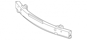 Front bumper reinforcement Toyota Sienna 15