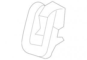 Isofix plug for rear seat 2nd row BMW X2 F39 18-23 black