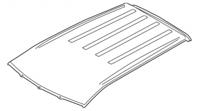 Metal roof Mitsubishi Outlander Sport ASX 10-23 for panoramic, sawed off