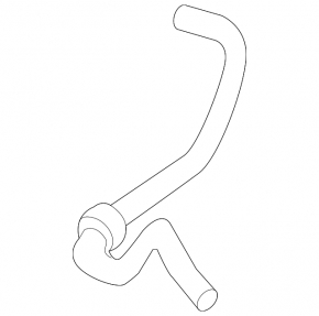 Cooling system hose VW Passat b7 15-15 USA 2.0TDI