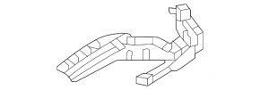 Hood hinge left Honda CRV 23-