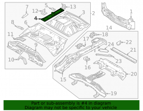Kia Niro 23-26 PHEV trunk trough