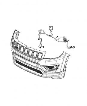 Jeep Compass 17-25 TV Wiring