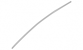 Upper front left door molding for Kia Sorento 21-23 HEV, PHEV, chrome