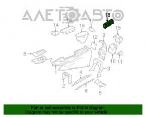 Climate control rear Mercedes X164 GL