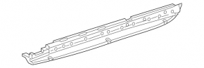 Right threshold bracket for Mercedes GLS-class X166 13-19 under the running board