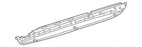 Right threshold bracket for Mercedes GLS-class X166 13-19 under the running board