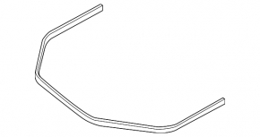 Mercedes GLS-class X166 13-19 Front Hood Seal