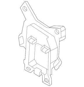 Cruise radar bracket for Mercedes EQS SUV-class X296 23-25