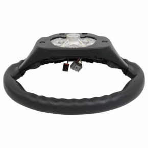 Bare steering wheel Ford Fusion mk5 13-20 rubber, black, broken fasteners