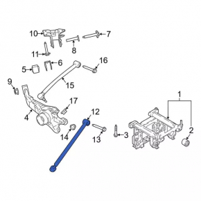 Rear right lower transverse control arm Ford Ecosport 18-22 AWD