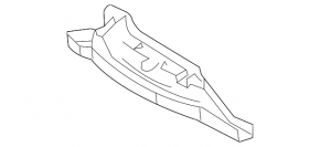 Windscreen wiper grille drain right Mazda CX-5 17-