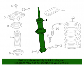 Rear left shock absorber BMW X5 G05 20-26 M