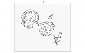 Power steering pump for Toyota Solara 2.4 04-08