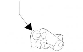 Exhaust flap actuator Audi Q5 8R 13-16 hybrid