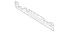Upper radiator deflector Audi A6 C8 19- 2.0T