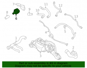 Auxiliary water pump Audi A8 19-25 3.0, 4.0