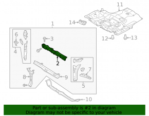 TV bar top Subaru Outback 15-19