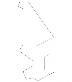 Front right center wing bracket Hyundai Tucson 16-21