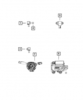 SRS airbag module airbag computer Jeep Compass 17-18