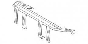 Toyota Camry v70 18-18 rear seat frame, 2nd row, lower, under the battery