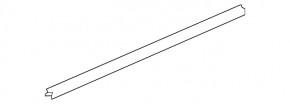 Glass seal inner rear right Honda HR-V 16-22