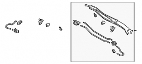 Left wiper arm Honda Clarity 18-21 usa