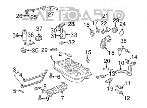 Lexus ES300 ES330 Fuel Filler Neck