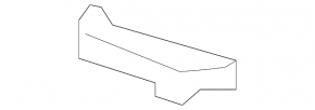 Lower left radiator bracket for Audi Q7 4L 10-15 (plastic)