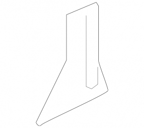 Door trim side rear right Infiniti QX50 19-20 rear