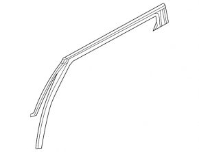 Rear left window seal for Kia Sorento 21-24 HEV, PHEV