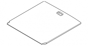 Kia EV6 22-24 trunk floor, black