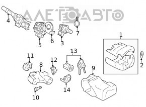Immobilizer Antenna Subaru Forester 19- SK