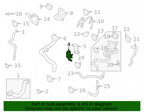 Porsche Cayenne 19-26 Heater Valve