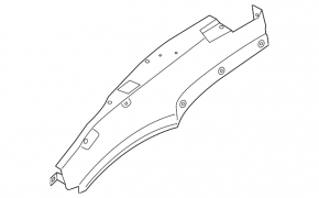 Front right wing Porsche Macan 15-24 (upper part)