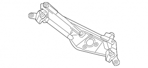 Windscreen wiper linkage with motor for Hyundai Tucson 22-25