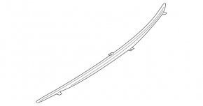 Trunk lid spoiler Mercedes W213 E 17-23