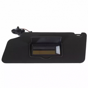 Left visor Ford Explorer 11-15 black, without backlight, without hook, without plug