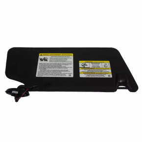 Left visor Ford Explorer 11-15 black, without backlight, without hook, without plug