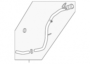 Ford Fusion mk5 13-20 fuel filler neck