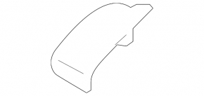 Radiator bracket left Ford Ecosport 18-22 plastic