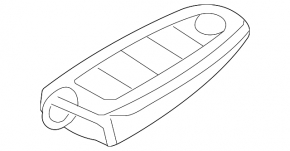 Ford Ecosport 18-20 keyless 3 button key