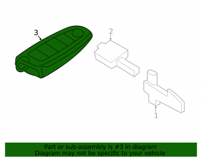 Ford Ecosport 18-20 keyless 3 button key