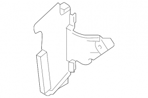 Radiator deflector left lower Mazda CX-5 19-25 2.5T