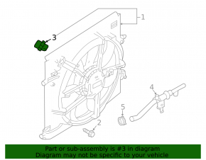 Nissan Rogue Sport Cooling Resistor 17-22