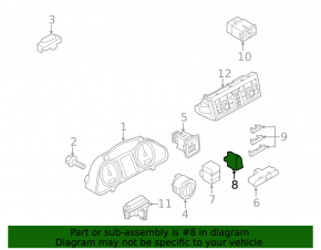 Audi Q7 4L 10-15 Trip Computer Control Button