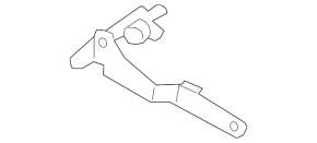 Left tailgate hinge BMW i3 14-20 with sensor