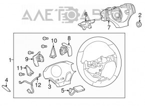 Lexus ES350 Steering Wheel Heating Control Unit 13-18
