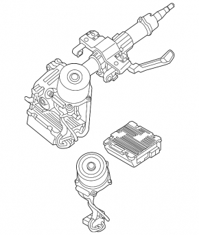 Steering column EUR Kia Soul 14-19
