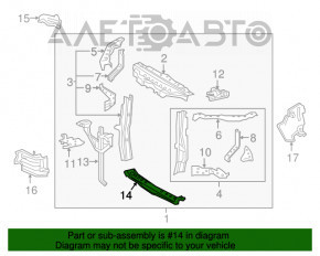 TV lower bar TOYOTA HIGHLANDER 14-